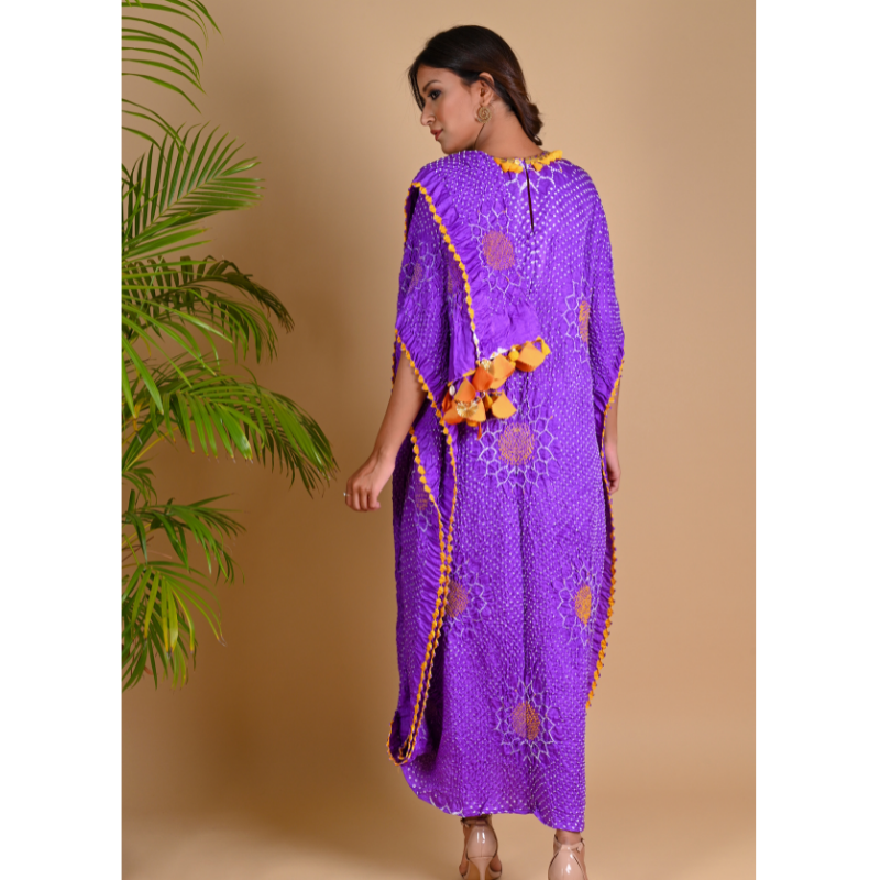 LAVENDER DRAPE DRESS - VALLEY OF FLOWERS