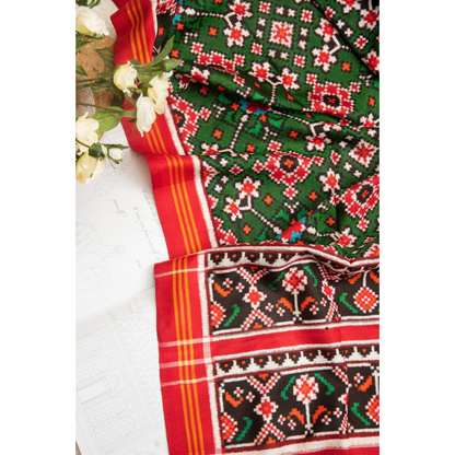 Dark Green Patan Patola Dupatta