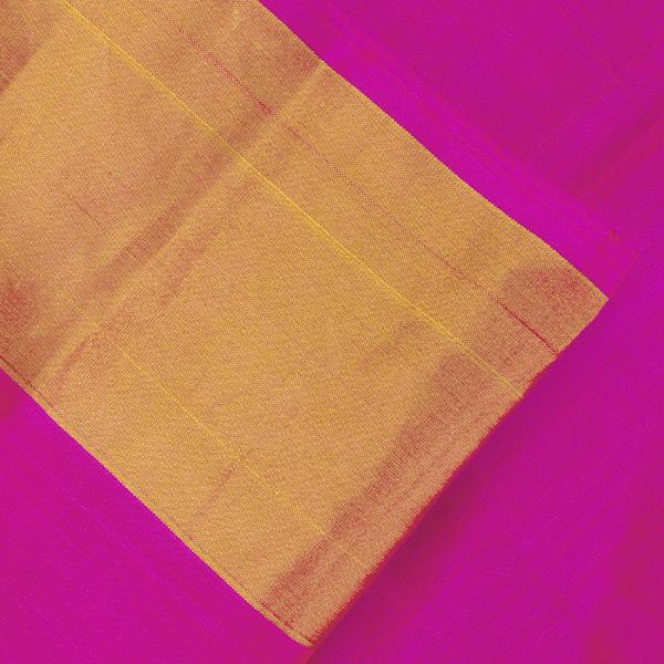 HANDWOVEN PURPLE AND PINK SINGLE IKAT RAJKOT PATOLA SARI-WIISHNIKARIDNAM0176- blouse View